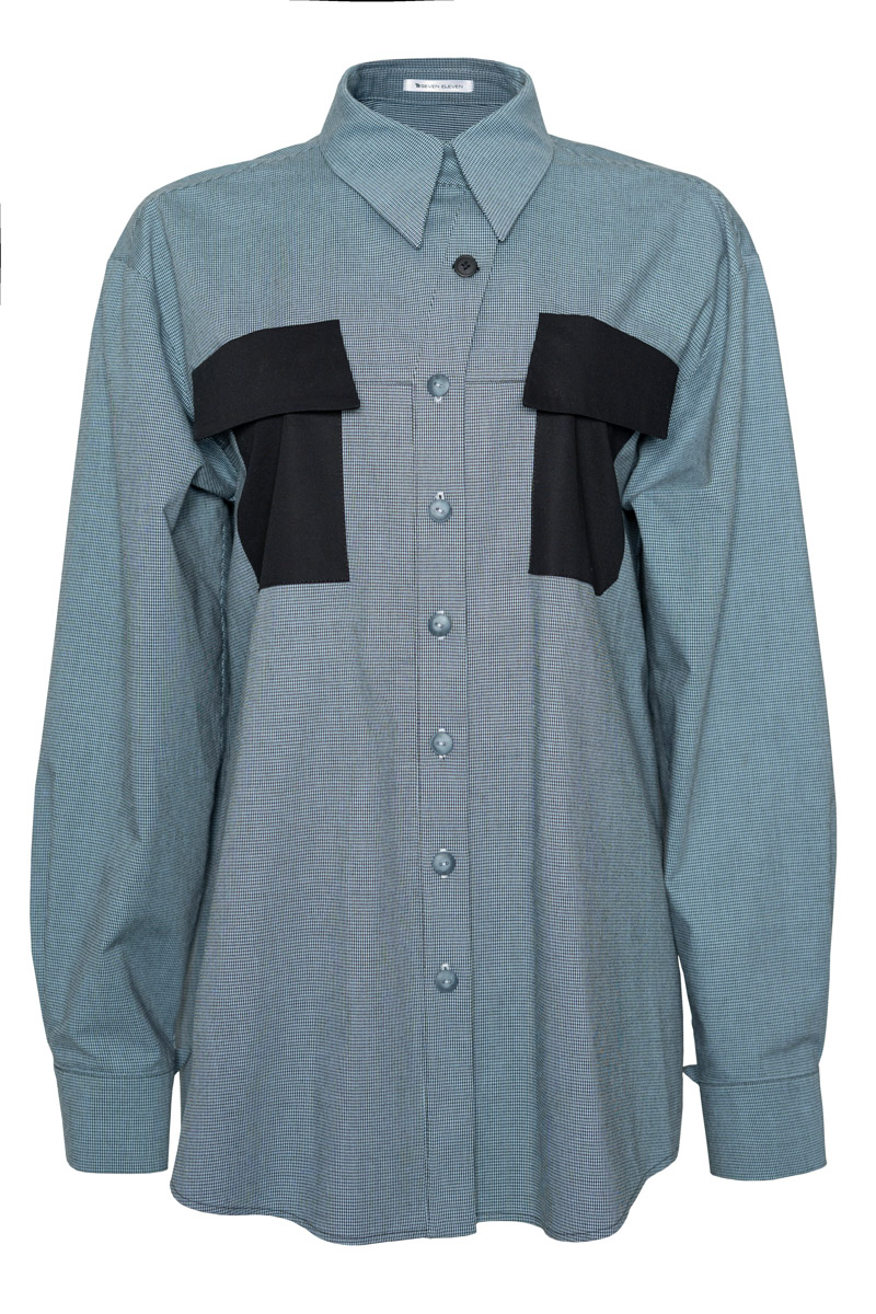 Loose-fit plaid shirt Gentiana